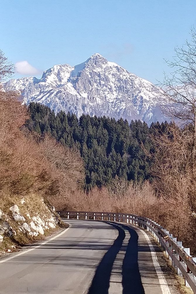 View over the Alps